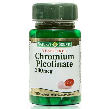 Nature's Bounty Chromium Picolinate 200 mcg 100 tablet