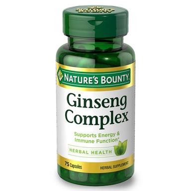 Nature's Bounty Ginseng Complex Plus Royal Jelly 75 Kapsül
